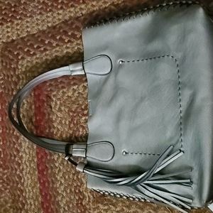 Vegan leather tote